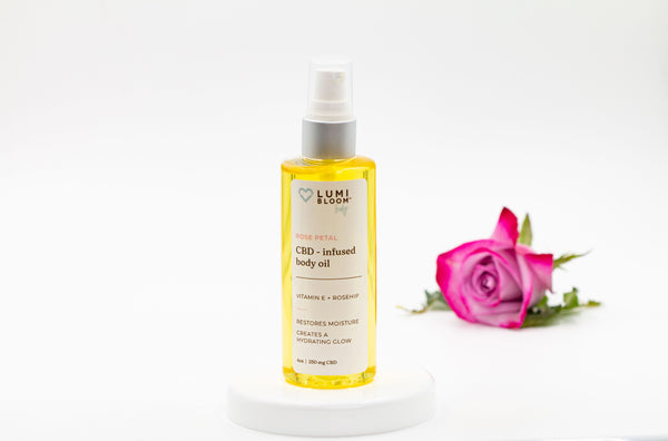 Rose Body Oil with CBD - If You Use One Body Oil Ever… This Is The One